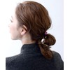VINGTAINE H7358-PK- Rhinestone Cube, Hair Elastic, Bijou, Sparkle, Cute, Hair