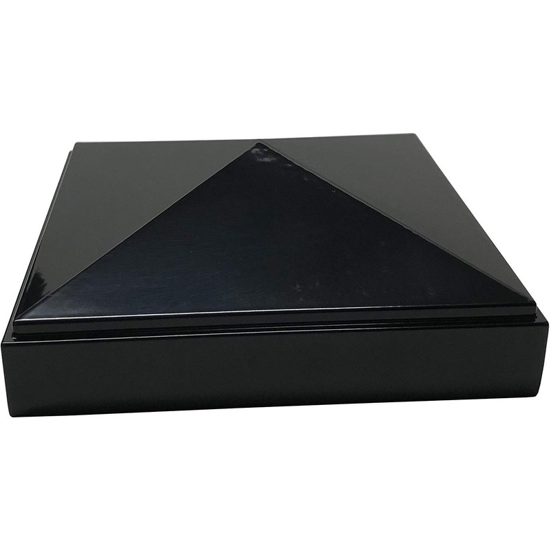 Decorex Hardware 4" x 4" Aluminum Pyramid Post Cap for