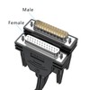 JUXINICE DB25 Male to Female Cable - 6FT, Double-Shielded with