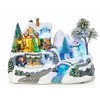 Premier Large LED Light Up Christmas Animated Traditional Village Snow