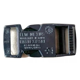 ITW Nexus Buckle Backpack Belt  ITW Nexus Side Release Buckle 1 Inch- Heavy Duty Black