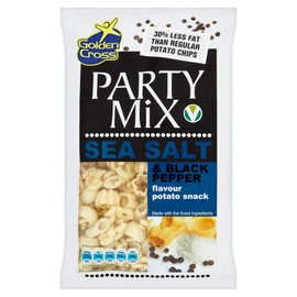 Golden Cross. Party Mix (Sea Salt & Black Pepper 125g) (12 Pack)