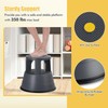 CHEFJOY Rolling Step Stool, Kick Stool Holds up to 350