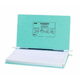 ACCO Pressboard Hanging Data Binder, 14.875 x 8.5 Inches, Light Blue (54042)