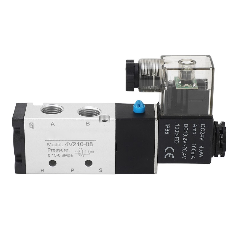Solenoid Air Valve 2 Position 5 Way Aluminum Alloy High