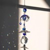 Blue Evil Eye Decor Angel Suncatcher, Evil Eye Charm Hanging