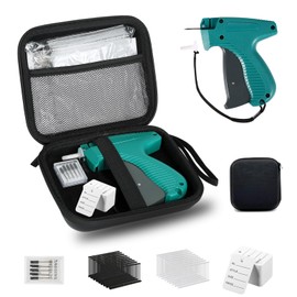 Slisonite Tagging Gun for Clothing with Hard Case 500 Black &500 White 2" Barbs Fasteners,6 Needles, 150 Tag Price Tags,Tagging Gun for Standard Retail Price Tags,Original Design, Easy to Use ﻿