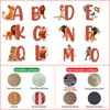 The Lion Kng Alphabet Wall Stickers – Lion-Inspired Animal Letters