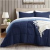 satisomnia Twin Comforter Set Navy Blue, Lightweight Comforters Twin Size