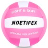 Noetifex Soft Volleyball-Super Soft Fabric Light Volleyball for Indoor Practice