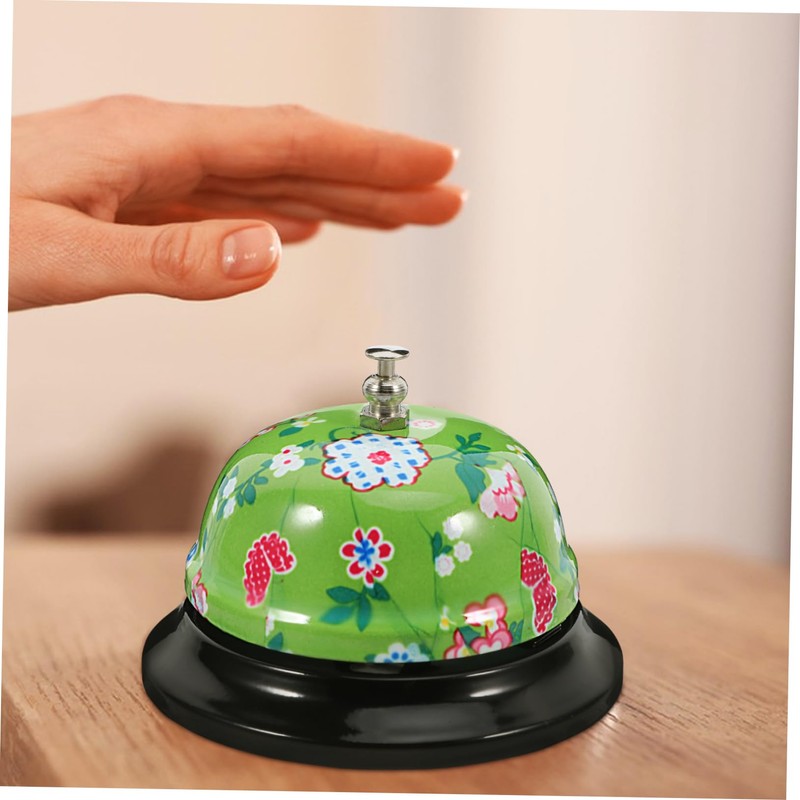 jojofuny Customer Call Bell with Delicate Printed Design Manual Service