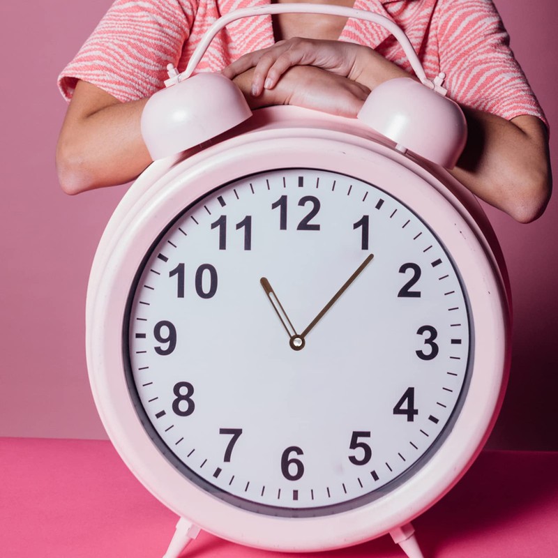 Mipcase 5 Sets Wooden Clock Hands Precision Cross Stitch Clock