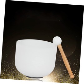 Generic Yellow Rubber Singing Bowl Percussion Stick for Sound Therapy Sturdy Slip Handle Accessory for Buddha Musical Instruments Home Use Instrument