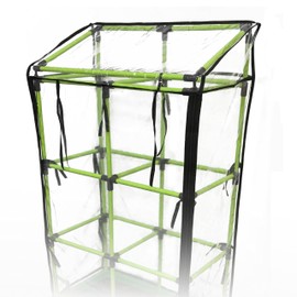 Bio Green Cover for Raised Garden Bed City Jungle & Heidelberg | Transparent Design | Incl. 2 Zippers | Protection from Cool Nights | Easy to Assemble