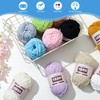 Plush Chenille Chunky Crochet Yarn - Baby Yarn for Crocheting