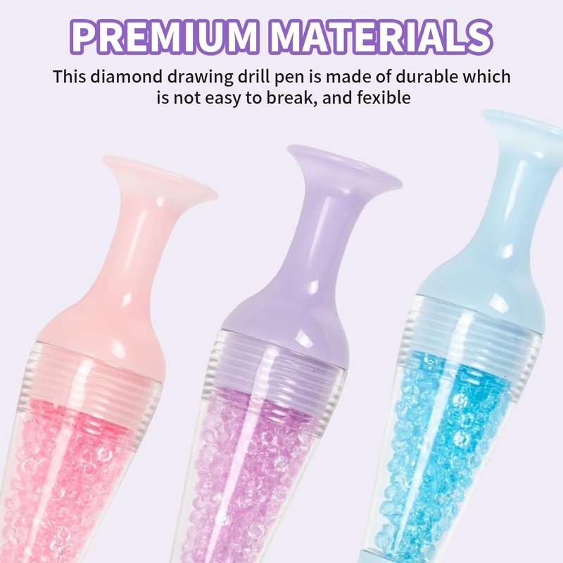 FunnAura 3 Color Diamond Art Pen, Diamond Art Pens Tools