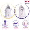 SULPO Flat Shoelaces without Tying – Elastic Shoelaces with Metal