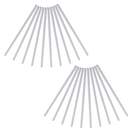 PATIKIL 10mm Binding Bars, 20 Pcs Plastic Binding Bars Slide Grip 70 Sheets Capacity A4 Binding Bars for Report Cover Office Study, White