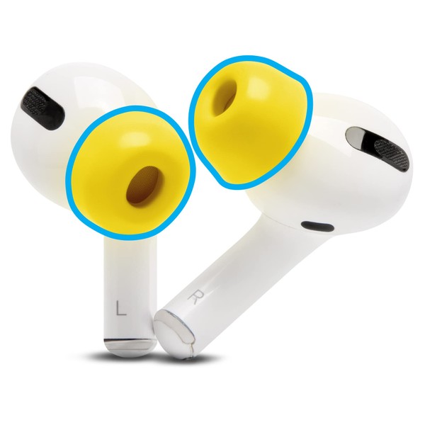 WC TipZ - Upgraded Memory Foam Ear Tips for Airpods