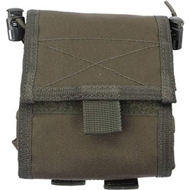 Collapsible MOLLE Shell Pouch (Olive Green)