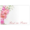 celloexpress Rest in Peace (Garden Dahlia) Flower Message Cards -