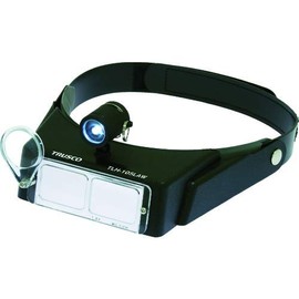 TRUSCO TLH105LAW Head Loupe with LED Light