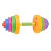 Adjustable Dumbbell Toy Plastic Fitness Weight Lifting Dumbbell for Kids