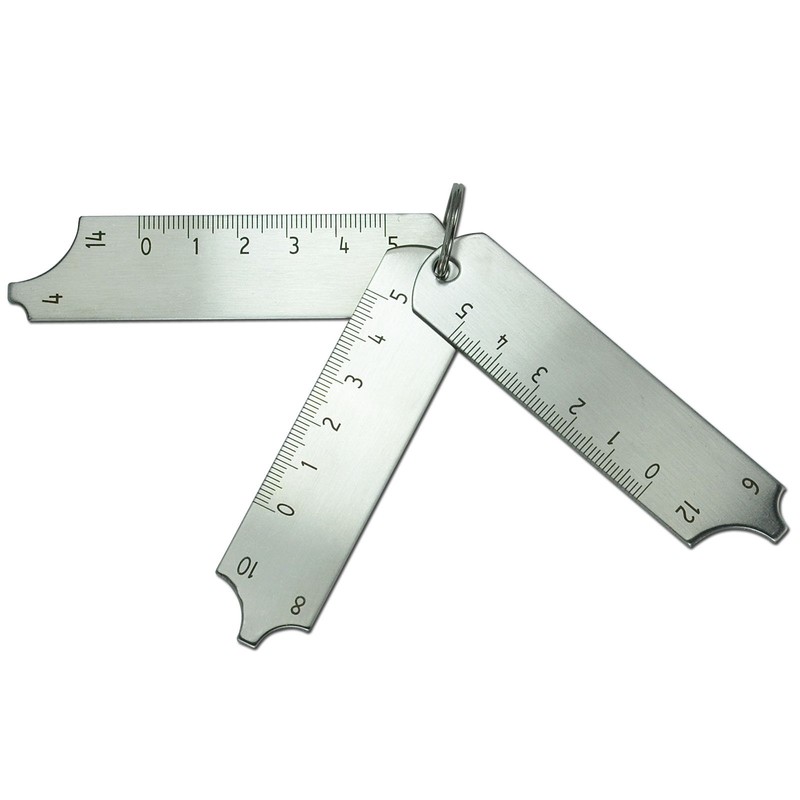 RIVERWELD Three Piece Key Set Measuring Fillet Gages Multi Function