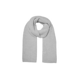 VERO MODA VMGILA Rib Scarf Noos Scarf, Light Grey Melange, One Size, Light Grey Mix