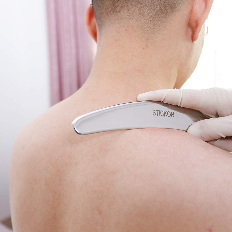Tansozer Stainless Steel Gua Sha Massage Tool for Soft Tissue