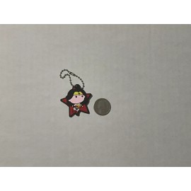 WONDER WOMAN dc super power chibi keychain **quarter to show size**