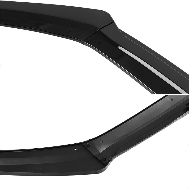 Spec-D Tuning Glossy Black Front Bumper Lip Spoiler Splitter Body