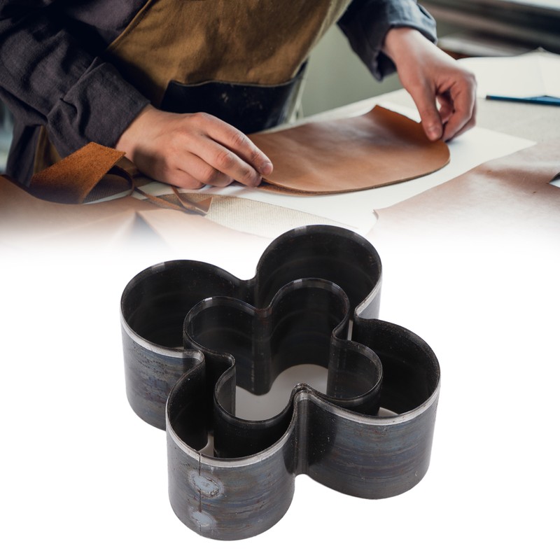 2 Pcs Flower Leather Cutting Die Alloy Steel Sharply 4