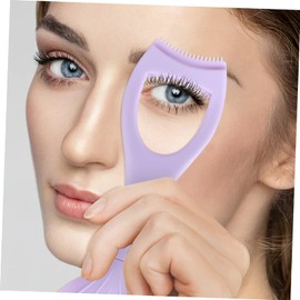 LALAFINA 9 Pcs Eyeliner Auxiliary Artifact Eyelash Mascara Guard Lash Guard for Applying Lashes Mascara Shield for Eye Mascara Shield Applicator Lash Tool Silica Gel Protection Eyelash Comb