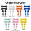 Elastic No-Tie Shoelaces with Button Lock – Stretch Round Laces