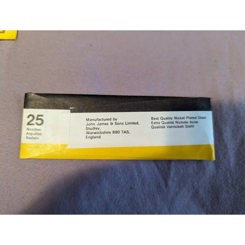 John James Saddlers Harness Needles Size 2/0 L3912 (25) JJ