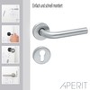 Aperit Door Handle: Stainless Steel Door Handle Pair with Bunbart