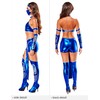 Secret Wishes Womens Kitana Mortal Kombat Costume, Blue, Medium