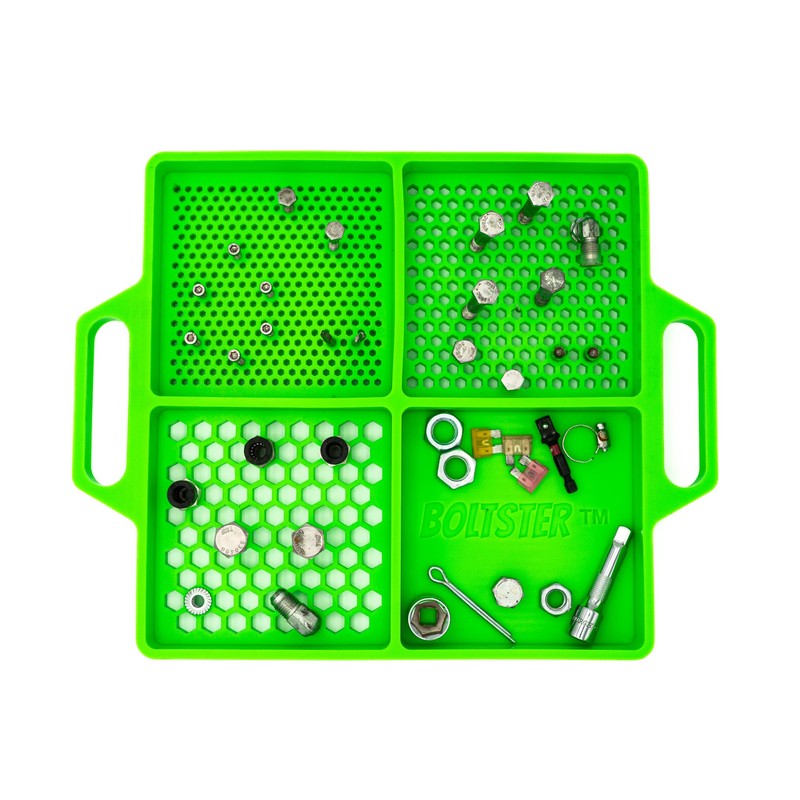Boltster 4-Way Flexible Organizing Tray (Green)