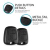 SLshiBo Set of 2 Car Key Housing Peugeot 2 Buttons