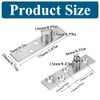 2 Sets Eccentric Pivot Hinge 360° Rotation Hinge Revolving Door