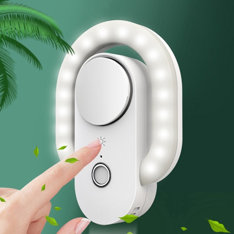 Negative Ion Air Purifier with LED Sensing Night Light Portable