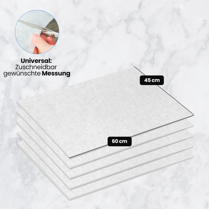 Anakel Home Universal paper filter for cooker hoods, 60 x