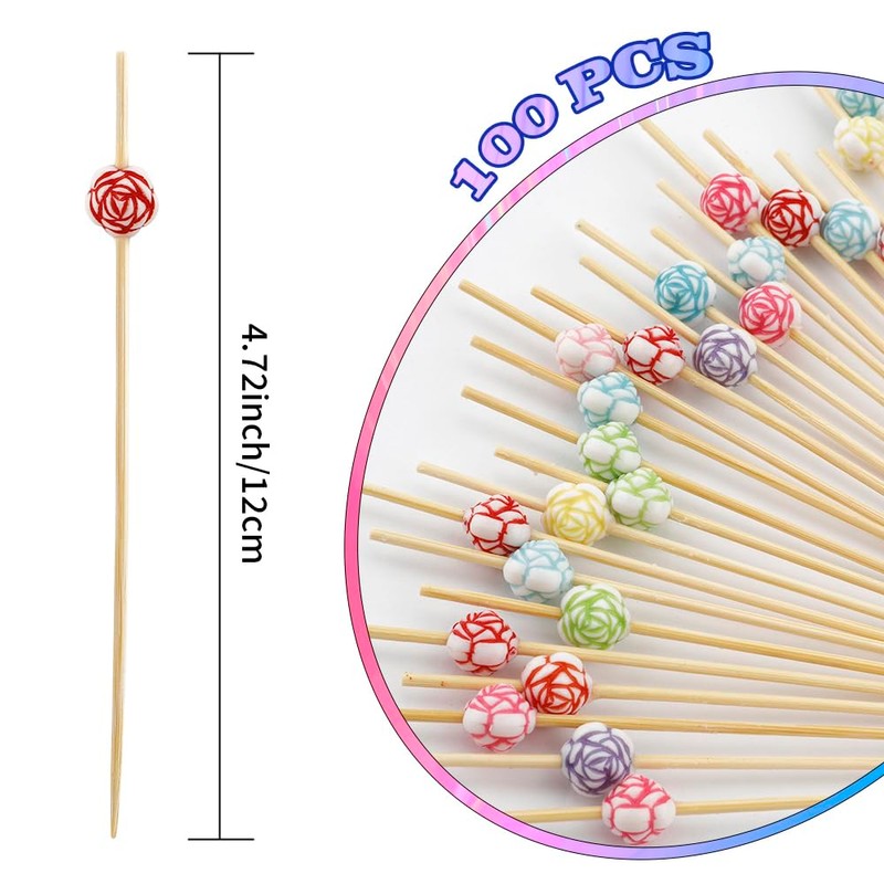 8Cocktail Picks, Wooden Cocktail Sticks, Cocktail Picks, Cocktail Picks, Cocktail