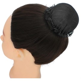 Colored Hair Nets for Girls' Buns - Invisible Dance Hairnets, Elastic Hair Accessories for Ballet and More (5 Colors, 10 PCS)