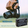 2 Pack EN-EL20 EN-EL20a Battery with Charger Compatible with Nikon
