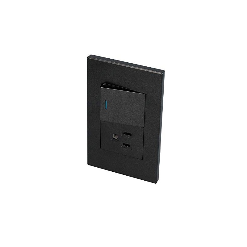 Surtek P624N Surtek Placa con 1 apagador y 1 contacto