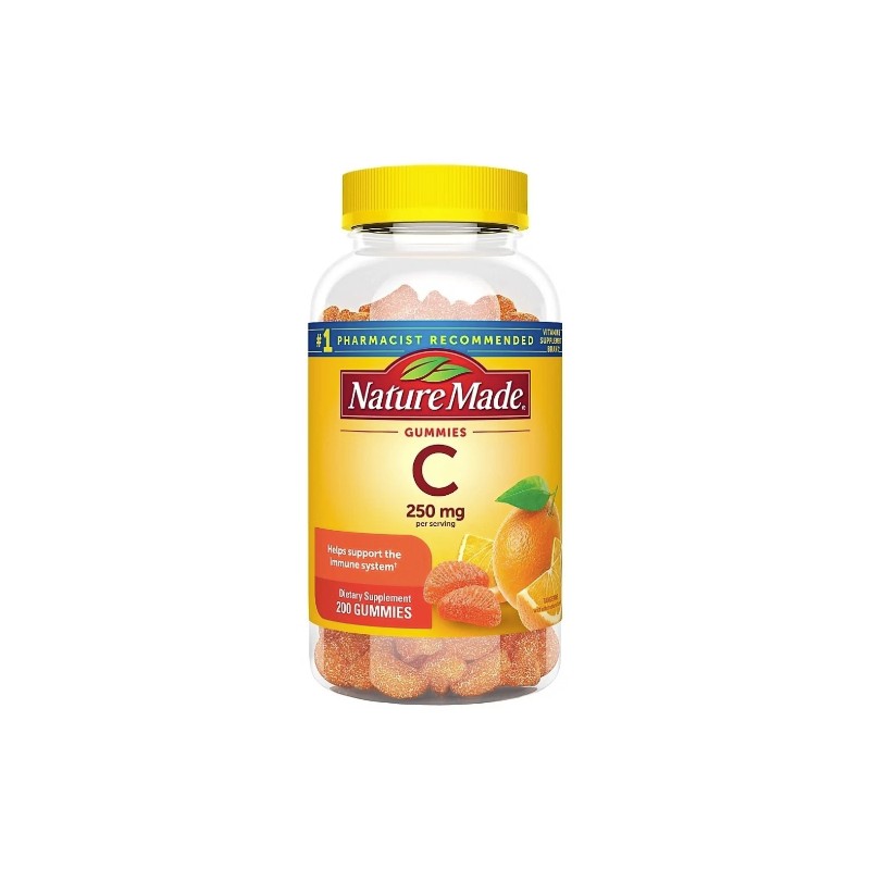Nature Made Vitamin C Adult Gummies, 200 Count 06/2026+
