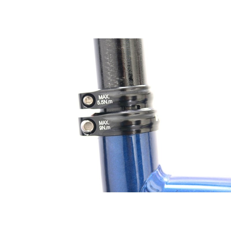 ケーシーエヌシー(KCNC) 自転車 軽量 シートポストクランプ SC13 ツインクランプ 34.9/31.6MM ブラック