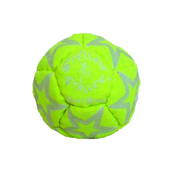 Stellar Staller Glow in The Dark 12-Panel Footbag Hacky Sack, Hand-Stitched, Synthetic Suede.